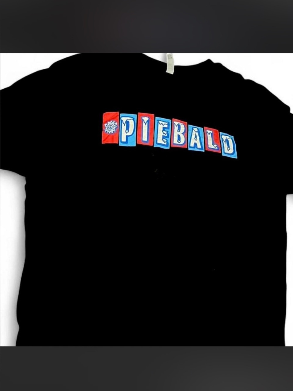 Piebald Icee Logo Pop Punk  Black Graphic Band Tee